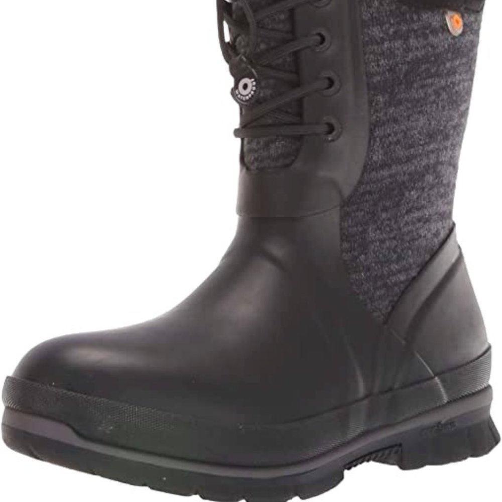 NEW Bogs Crandall Lace Up Knit Women's Boot, Multi